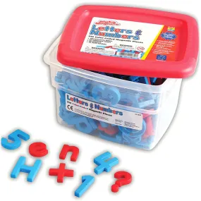 Colorcoded Alpha & Math Magnets 214Pcs