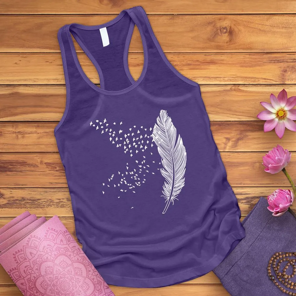 Faded Feather Tank Top