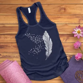 Faded Feather Tank Top