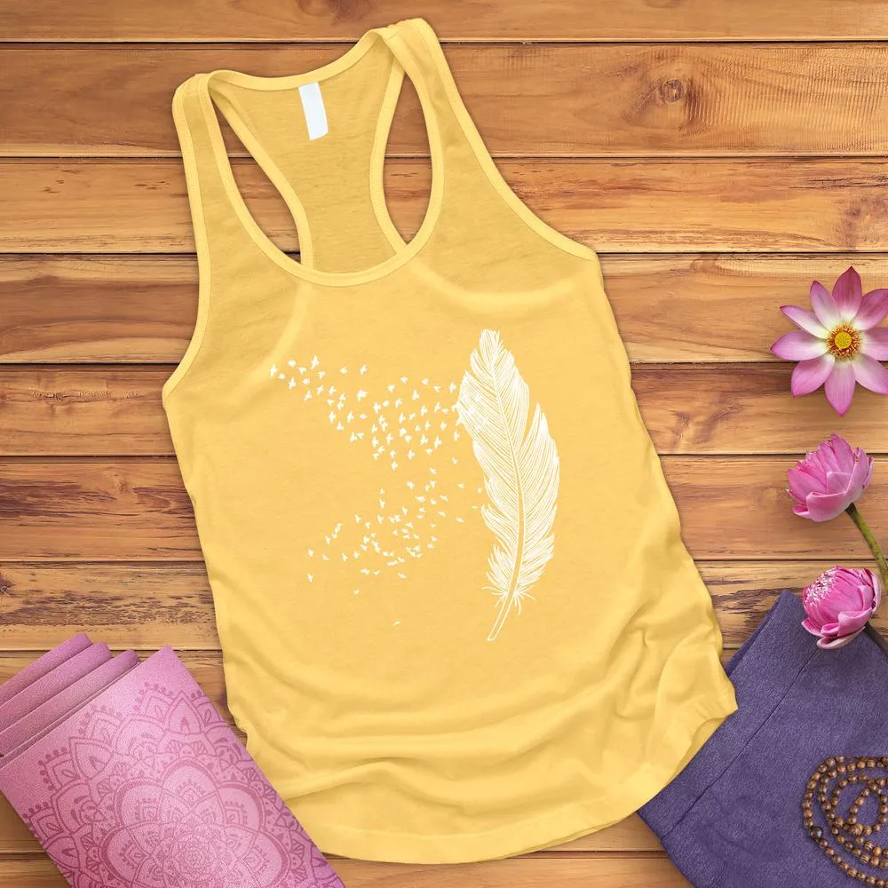 Faded Feather Tank Top