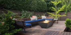 Grand Canyon Olympus 60"L 18"H Rectangular Gas Fire Pit Table ORECFT-603018