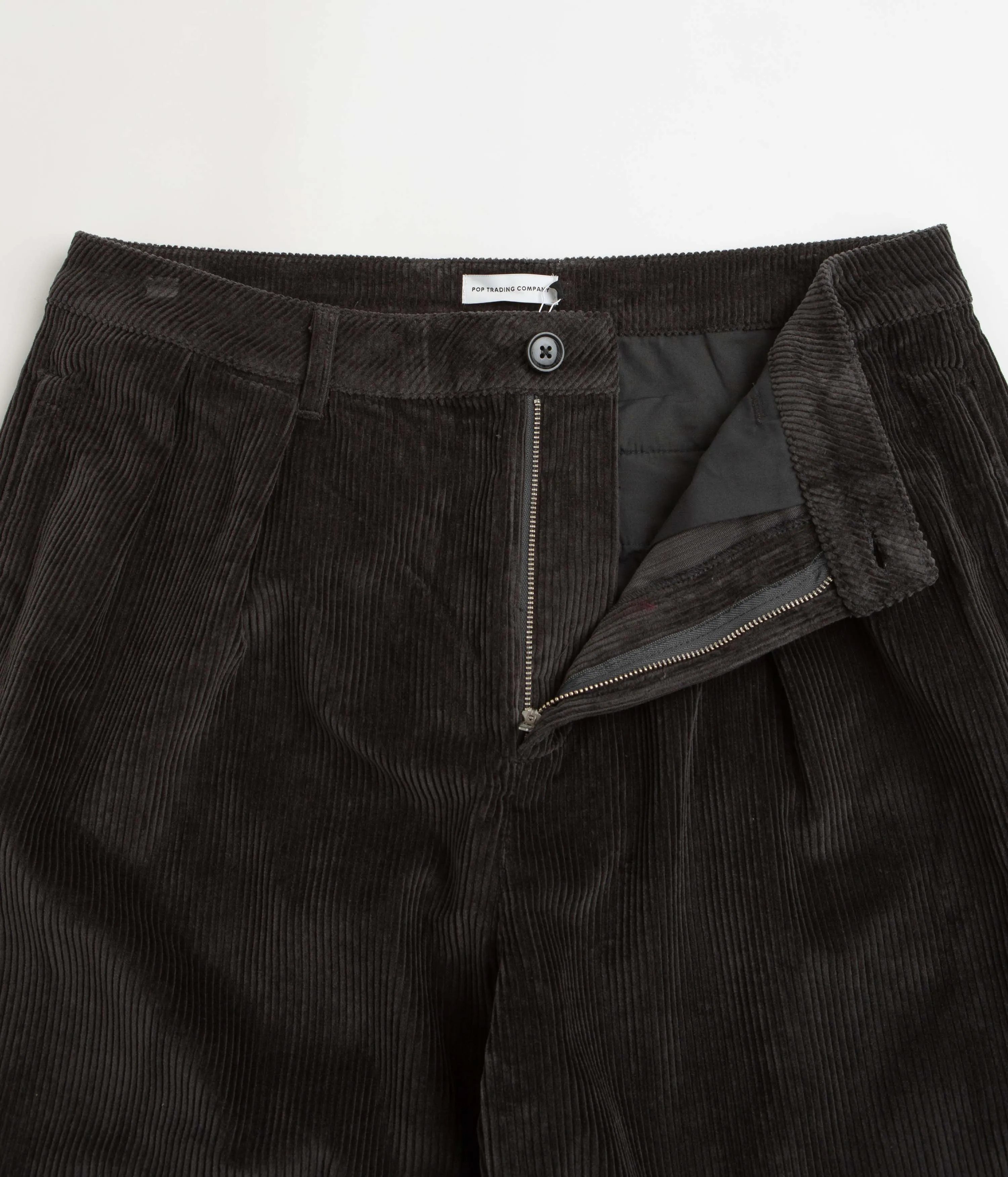 Pop Trading Company Corduroy Suit Pants - Anthracite