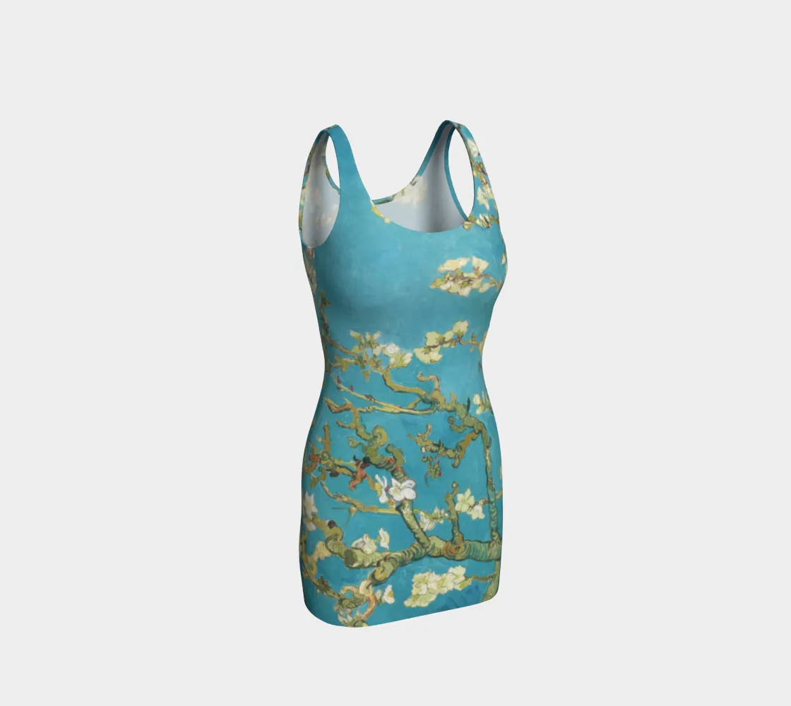 Van Gogh Almond Blossoms Bodycon Dress